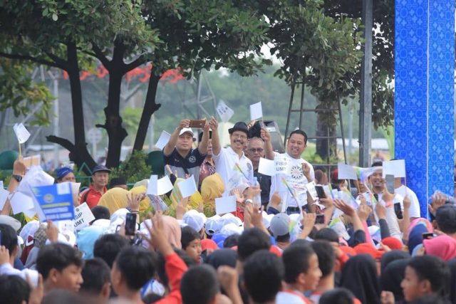 Ribuan Warga Muhammadiyah Tumpah Ruah di Jalanan Tangerang